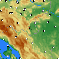 Nearby Forecast Locations - Črnomelj - Kaart