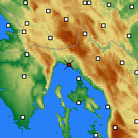 Nearby Forecast Locations - Rijeka - Kaart