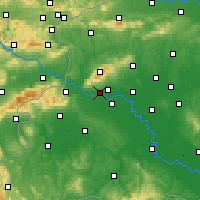 Nearby Forecast Locations - Zagreb Gric - Kaart