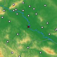 Nearby Forecast Locations - Sisak - Kaart