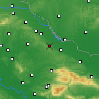 Nearby Forecast Locations - Bilogora - Kaart
