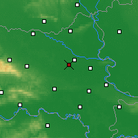 Nearby Forecast Locations - Čepin - Kaart