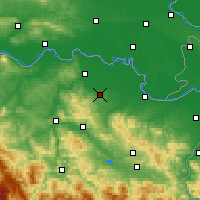 Nearby Forecast Locations - Gradačac - Kaart