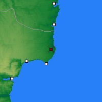 Nearby Forecast Locations - Sjabla - Kaart