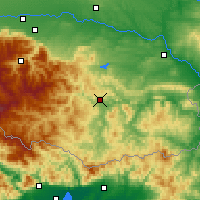 Nearby Forecast Locations - Kardzjali - Kaart