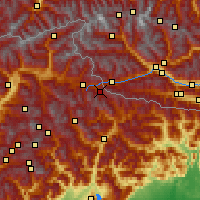 Nearby Forecast Locations - Sexten - Kaart