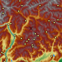 Nearby Forecast Locations - Seiser Alm - Kaart