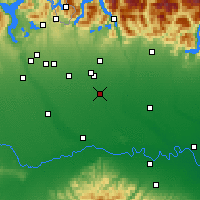 Nearby Forecast Locations - Milaan - Kaart