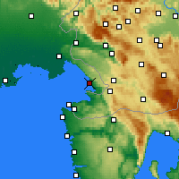 Nearby Forecast Locations - Triëst - Kaart