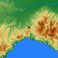 Nearby Forecast Locations - Giovi Pass - Kaart