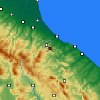 Nearby Forecast Locations - Sassofeltrio - Kaart