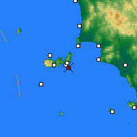Nearby Forecast Locations - Elba - Kaart