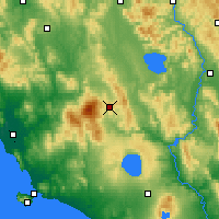 Nearby Forecast Locations - Radicofani - Kaart