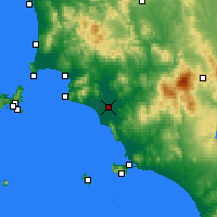 Nearby Forecast Locations - Grosseto - Kaart