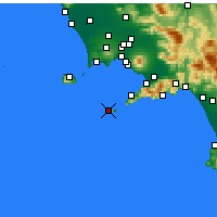 Nearby Forecast Locations - Capri - Kaart