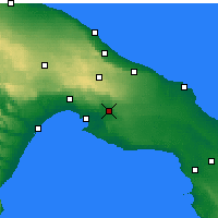 Nearby Forecast Locations - Grottaglie - Kaart