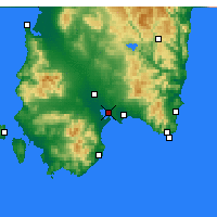 Nearby Forecast Locations - Cagliari - Kaart