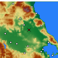 Nearby Forecast Locations - Larisa - Kaart