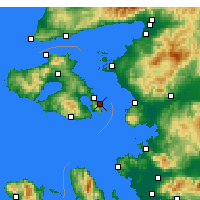 Nearby Forecast Locations - Lesbos - Kaart