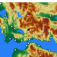 Nearby Forecast Locations - Platanos - Kaart