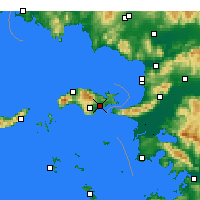 Nearby Forecast Locations - Samos - Kaart
