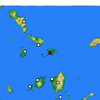 Nearby Forecast Locations - Mykonos - Kaart