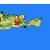 Nearby Forecast Locations - Ierapetra - Kaart