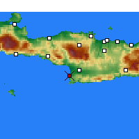 Nearby Forecast Locations - Matala - Kaart