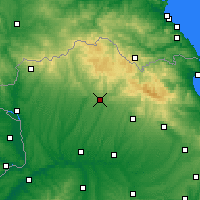Nearby Forecast Locations - Kırklareli - Kaart