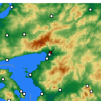 Nearby Forecast Locations - Edremit - Kaart
