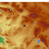 Nearby Forecast Locations - Uşak - Kaart
