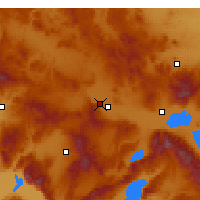 Nearby Forecast Locations - Afyonkarahisar - Kaart