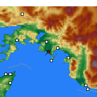 Nearby Forecast Locations - Dalaman - Kaart