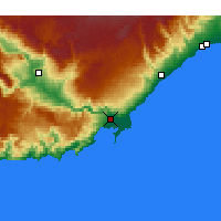 Nearby Forecast Locations - Silifke - Kaart