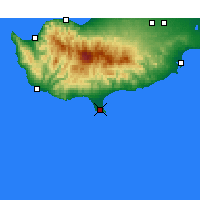 Nearby Forecast Locations - Limasol - Kaart