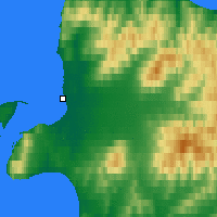 Nearby Forecast Locations - Ponnegyrgyn - Kaart
