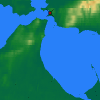 Nearby Forecast Locations - Anadyr - Kaart