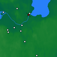 Nearby Forecast Locations - Sjlisselburg - Kaart