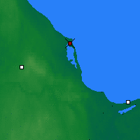 Nearby Forecast Locations - Mērsrags - Kaart