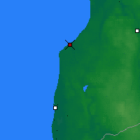 Nearby Forecast Locations - Pāvilosta - Kaart