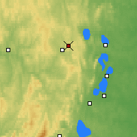 Nearby Forecast Locations - Verchni Oefalej - Kaart