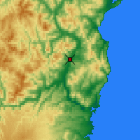 Nearby Forecast Locations - Tumnin - Kaart