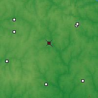 Nearby Forecast Locations - Kropyvnytsky - Kaart