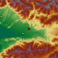 Nearby Forecast Locations - Koetaisi - Kaart