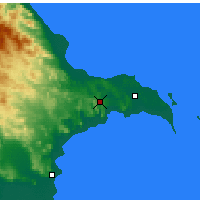 Nearby Forecast Locations - Bakoe - Kaart