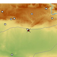Nearby Forecast Locations - Qamishli - Kaart