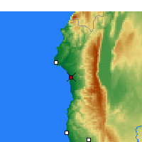 Nearby Forecast Locations - Jableh - Kaart