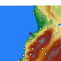 Nearby Forecast Locations - Tripoli - Kaart