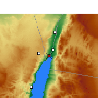 Nearby Forecast Locations - Eilat - Kaart