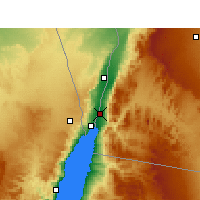 Nearby Forecast Locations - Akaba - Kaart
